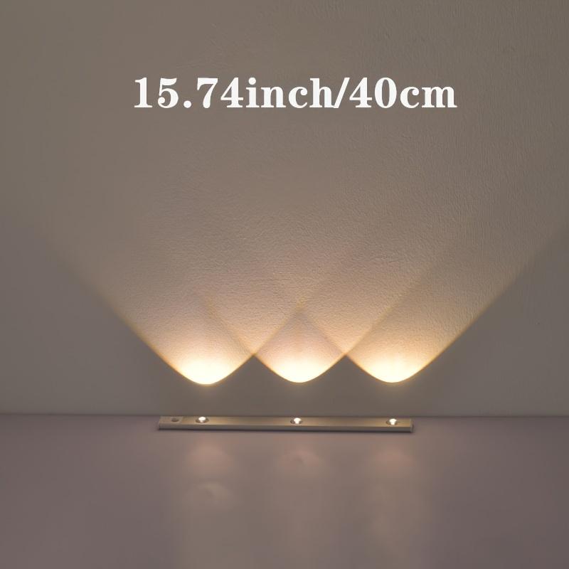 Motion-Activated LED Cabinet Light - Ultra Thin, Wireless, USB Rechargeable, Dimmable with Tricolor Settings for Kitchen, Bedroom, and Wardrobe
