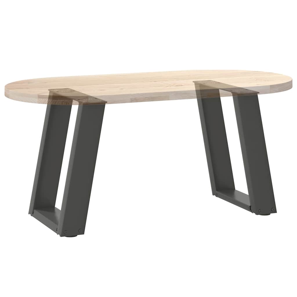 Vidaxl Nogi Do Stolika Kawowego, 2 Szt., Antracyt, 28X(42-43) Cm, Stal