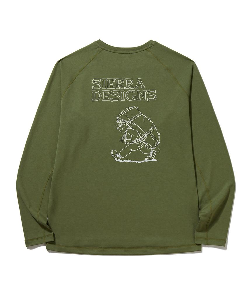 SIERRA DESIGNS Sierra Grizzly Long Sleeve T-Shirt Khaki