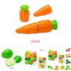 Vibrant Kid Pretend Role Play Kitchen Fruit Vegetable Food Toy Cutting Set Children Gift