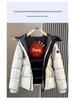 Men's Winter Fashion Stand Collar Windproof White Duck Down Jacket