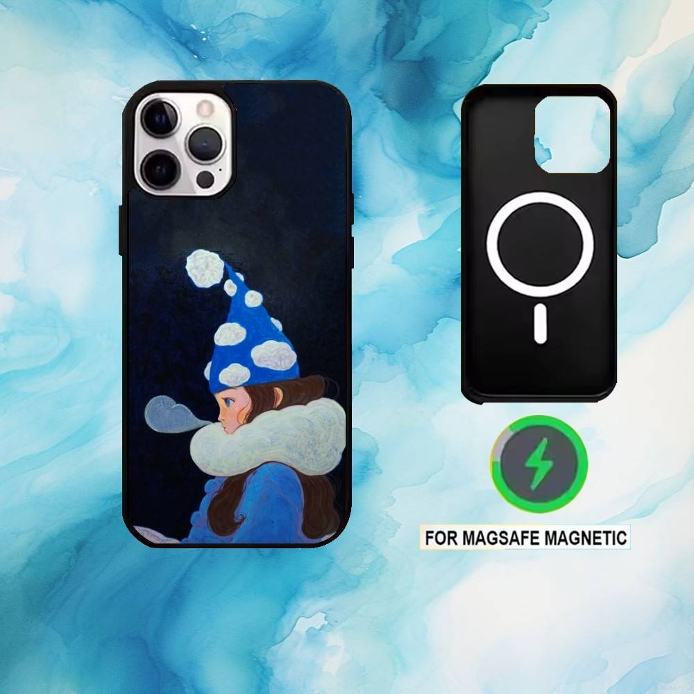 Whimsical Girlhood Reverie Phone Case For iPhone17,16,15,14,13,12,11 Plus,Pro Max Magnetic For Magsafe Wireless Charging