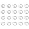 20Pcs/Pack Black Waxed Wire Leather Strap Chains for Pendant Beads Jewellery Accessories Supplies Length 50cm