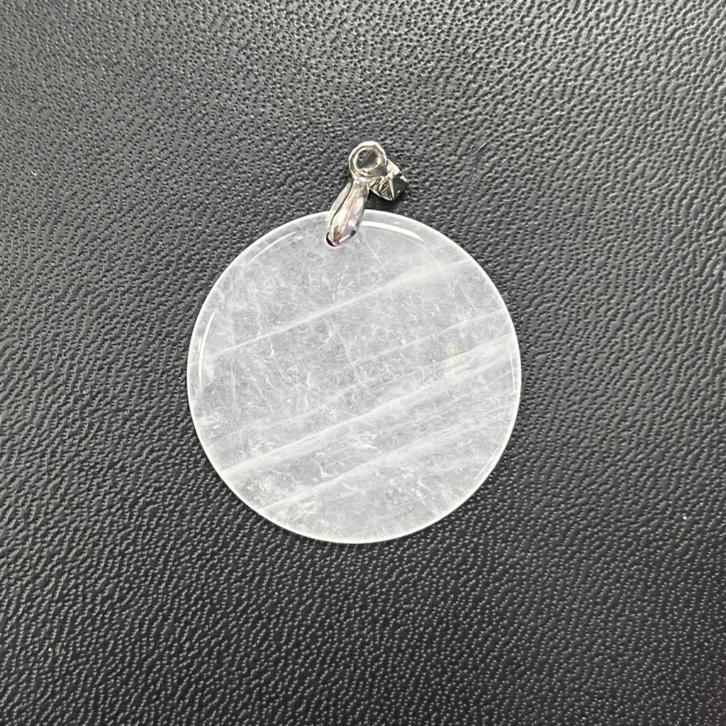 3Pcs, Energy Natural Stone Gemstone Round Pendants, DIY Jewelry Making Charms for Necklace, Bracelet, and Craft Accessories, Unique Gifts 30×30mm