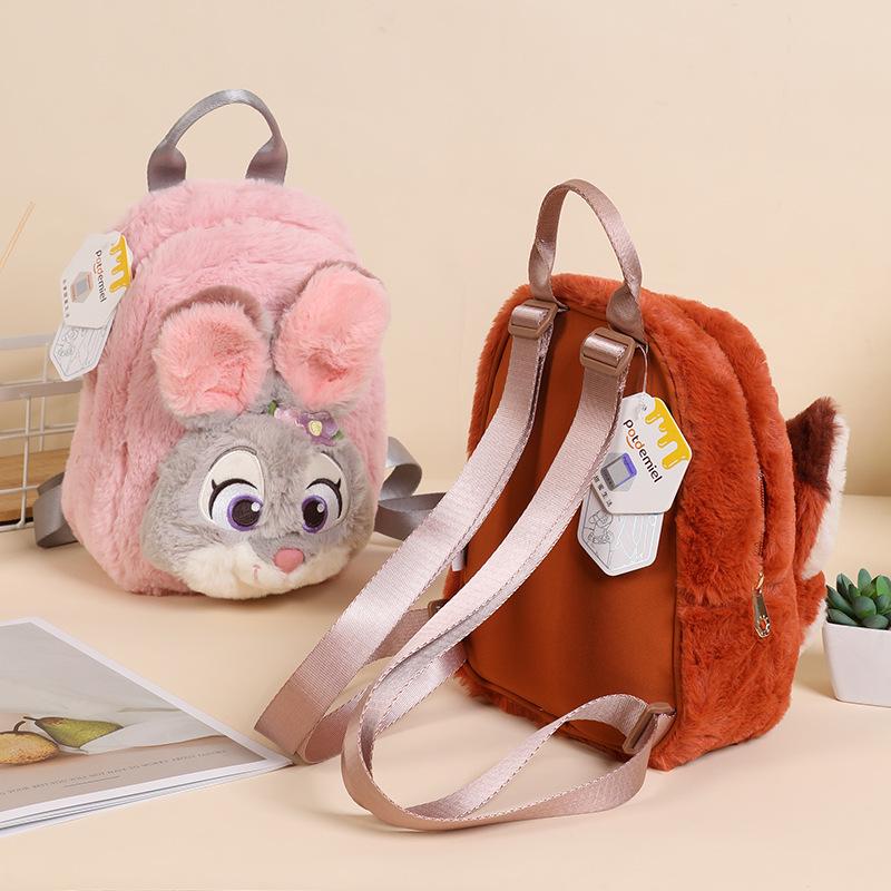 Adorable Plush Judy & Nick Multifunctional Children's Backpack