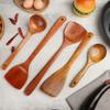Bamboo Household Kitchenware Salad Shovel Mixing Wood Utensils Wooden Spoons Spatulas Cooking