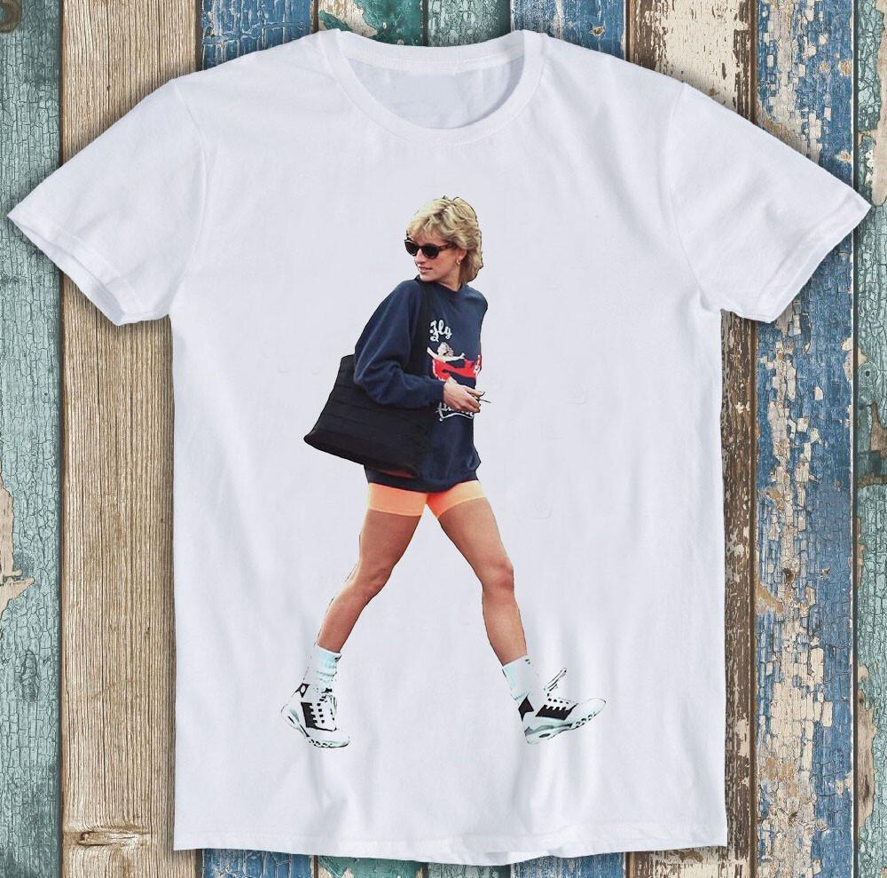 Magazine Princess Diana Streetwear Vintage TV Funny Meme Gift Tee T Shirt M1418 XXXXL