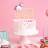 Happy Birthday Unicorn Acrylic Cake Topper Decoration Kids Girls Unicorn Theme Birthday Party Decor Supplies Baby Shower