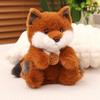 30/40 cm weicher, flauschiger Fuchs-Plüschtier, Cartoon-Tier, Fuchs, ausgestopfte Puppe, Mädchenliebhaber, Valentinstagsgeschenk, süßes Sofa-Dekor-Kissen