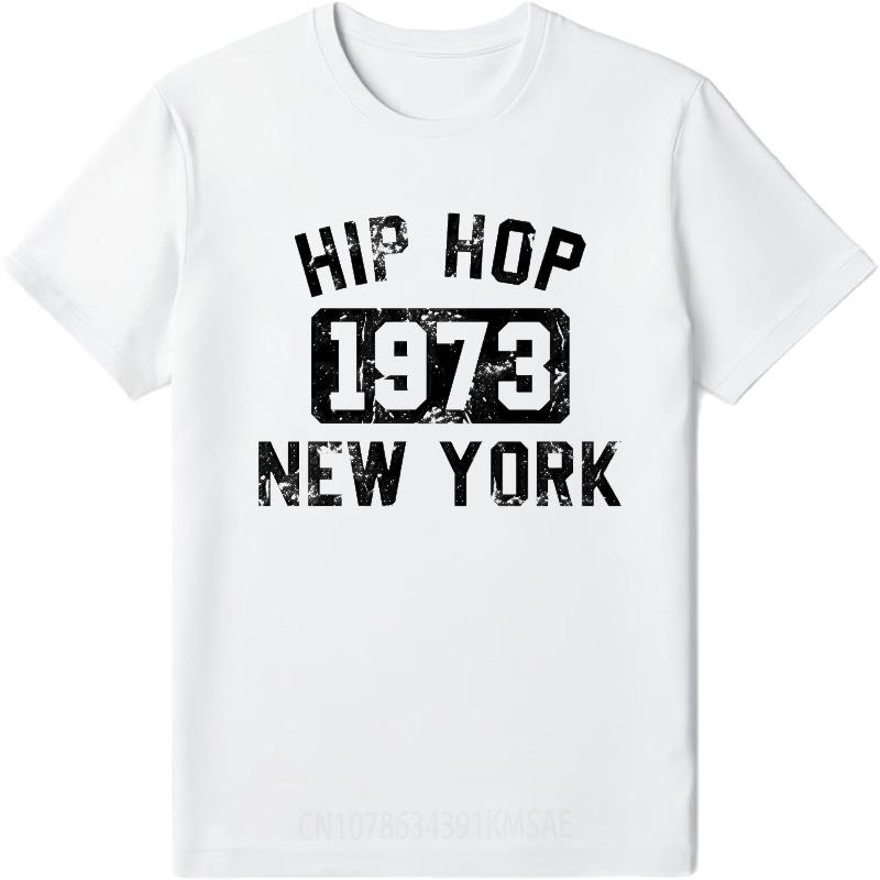 Big Size Summer Man tshirt Hip Hop 1973 New York Short Sleeve Soft Oneck Tshirt Men Tshirt Funny tshirt Round Neck Tee