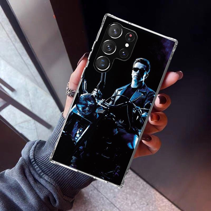 Arnold Schwarzenegger Terminator Phone Case For Samsung Galaxy S23 S24 S25 Ultra S22 + S21 Plus S20 FE Cover S10 S25U Silicone P