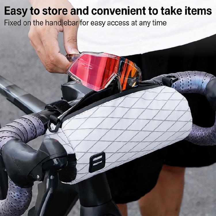 Waterproof Road Bike Handlebar Bag Bicycles Front Bag Light Weight Cycling Front Bag for Mountain Bikes, Motorcycles