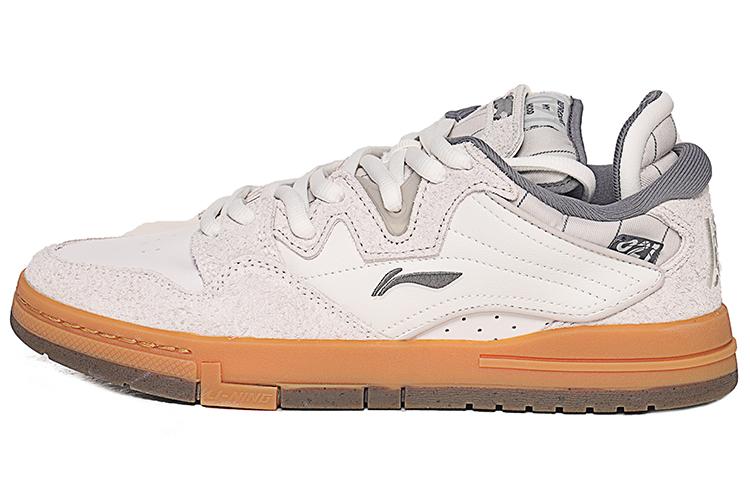Li Ning Wave PRO Wave Низкие Скейтбордические Кроссовки Женские Серый Белый AECS078-1 36
