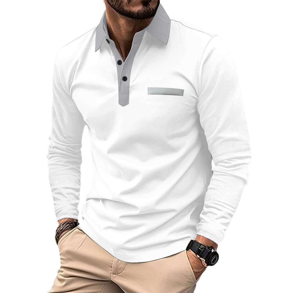 Polo da uomo con colletto rovesciato, manica corta, casual estiva, slim fit, camicie da abito con bottoni, polo classiche da golf