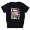Camiseta masculina casual adulta de manga curta e gola redonda The Office Dwight Schrute The Office Tv Show Hip Hop