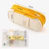 Multilayer Storage Pocket Pencil Case School Pencil Box Stationery Zipper Pocket for Office Home Storage Gift for Kids Students