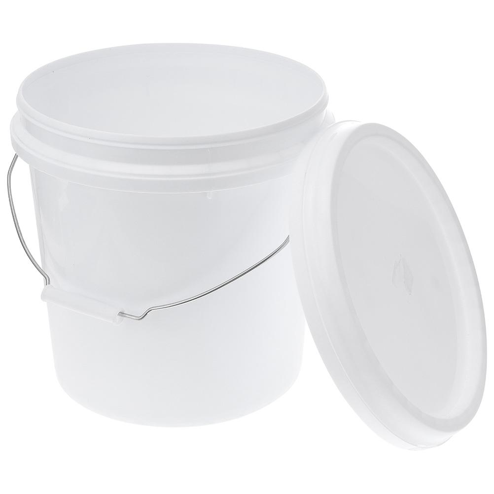 Plastic Pail Paint Pail Container Plastic Bucket All Purpose Pail with Handle and Lid 15 Gallon