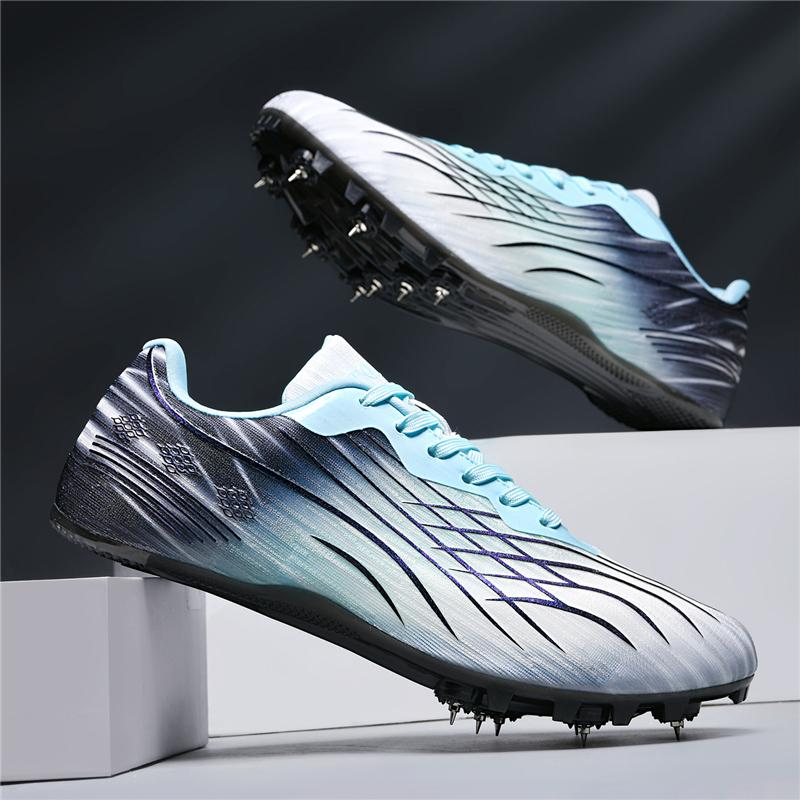 New Spike Running Shoes Men Women Track Field Sneakers Anti-slip Athletics Sneaker Unisex Lightweight Training Footwear