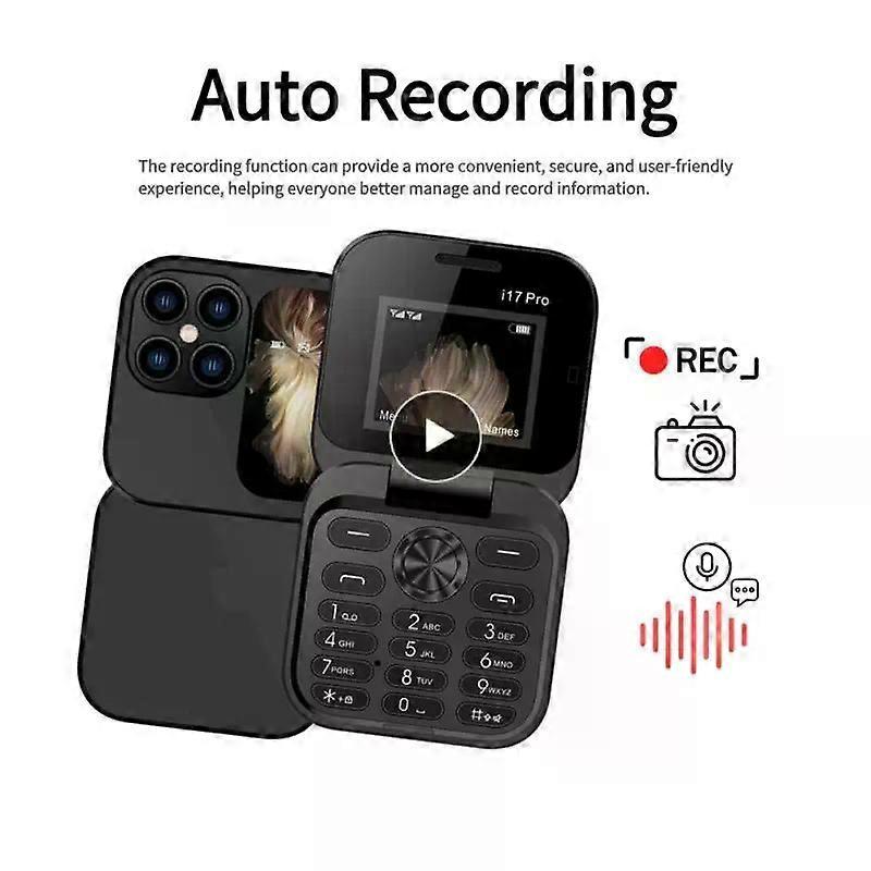 Elderly Phone User-friendly Portability Easy Interface Elderly-friendly Pocket-friendly Mini Cellphone Folding Function Compact