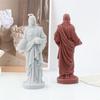 3D Jesus Silicone Candle Mold DIY Figure Statue Handmade Aromatherapy Plaster Crafts Epoxy Soap Making Molud Home Religious Gift