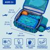 Bentgo Kids Lunch Bag Double Interior Exterior Zippered Water Bottle Holder Ideal for Children - Durable, Insulated, Water-Resistant Fabric, &