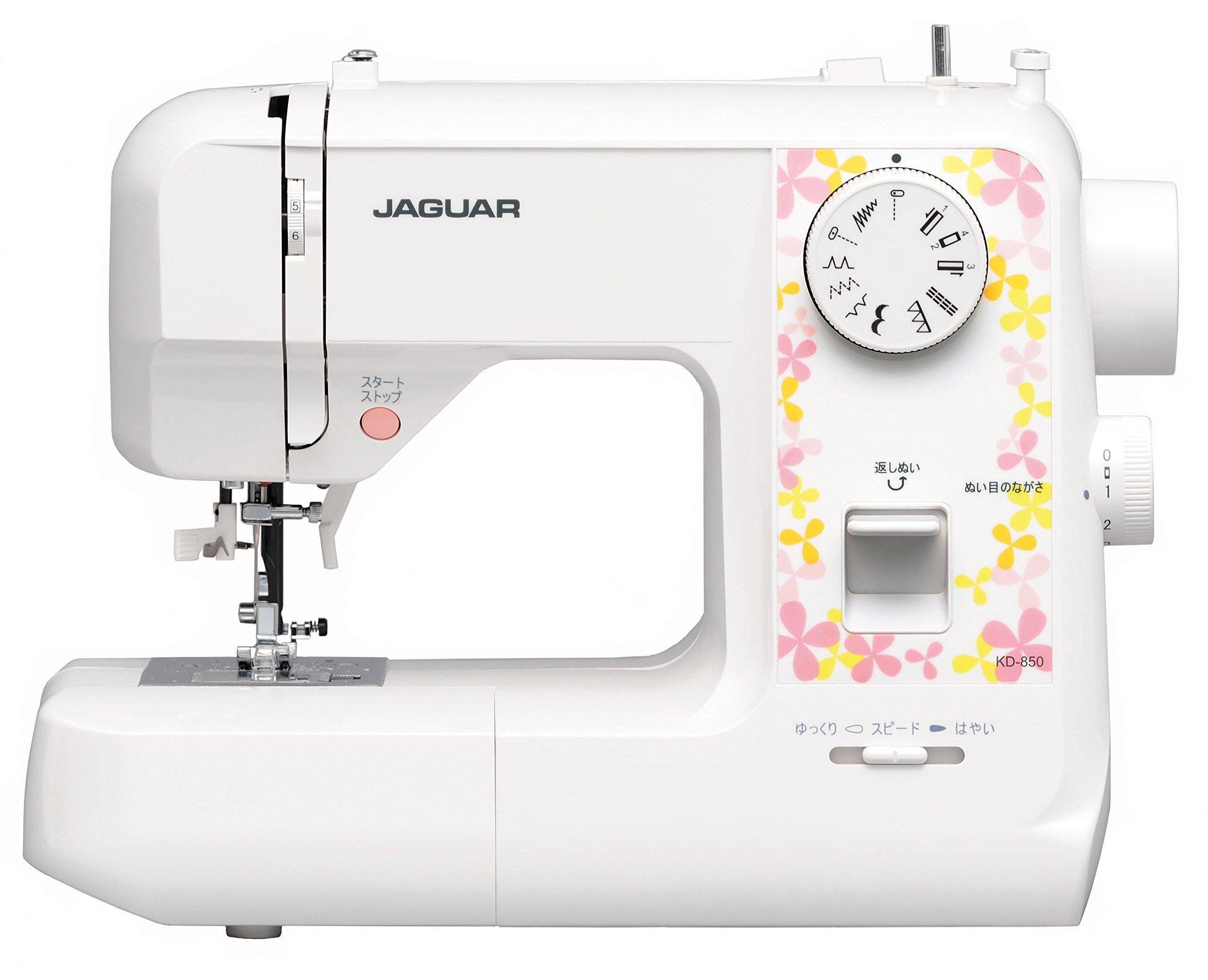 

JAGUAR Electronic Sewing Machine body that is easy to [Compact carry] KD-850 білий