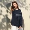 Sancai 2026 Spring Vintage Flower Towel Embroidery Sweatshirt