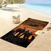 Left Dead Print Beach Towel Large Soft Quick Dry Towel For Beach Camping Swimming