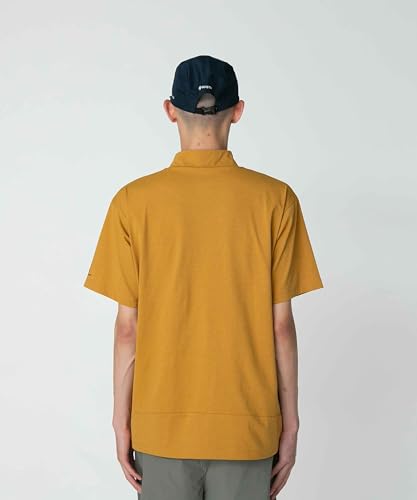 Snow Peak Water Active T-Shirt MUSTARD L, Short Sleeve, Unisex, Amphibious, for Men and Women