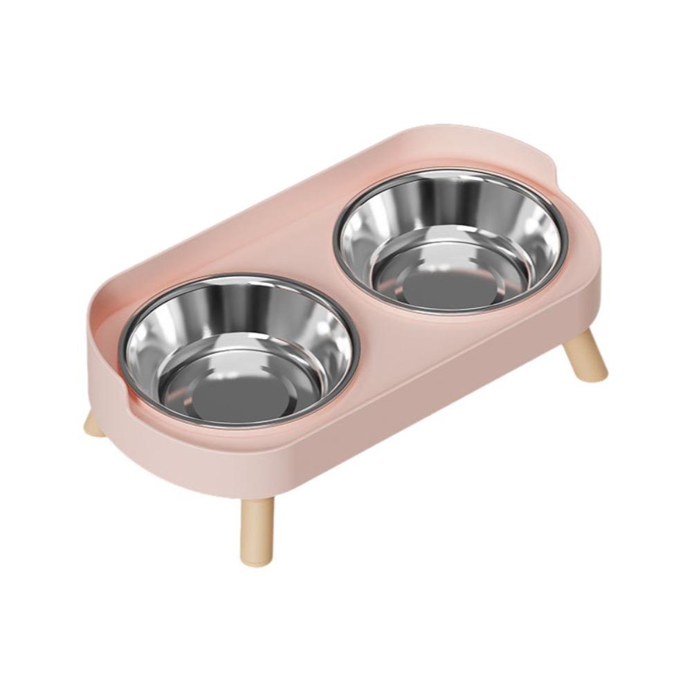

Stainless Steel Pet Feeder Detachable Cat Water Bowls Pet Accessories Cat Feeding Bowl Travel