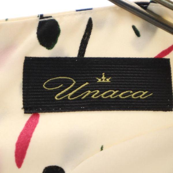 Unused Unaca Overall Handle Long Sleeve One Piece 38 Beige Women Used