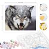Frame Painting By Numbers Kits Wolf Animals Diy Crafts Picture With Numbers Acrylic  Painting For Home Decors 40x50