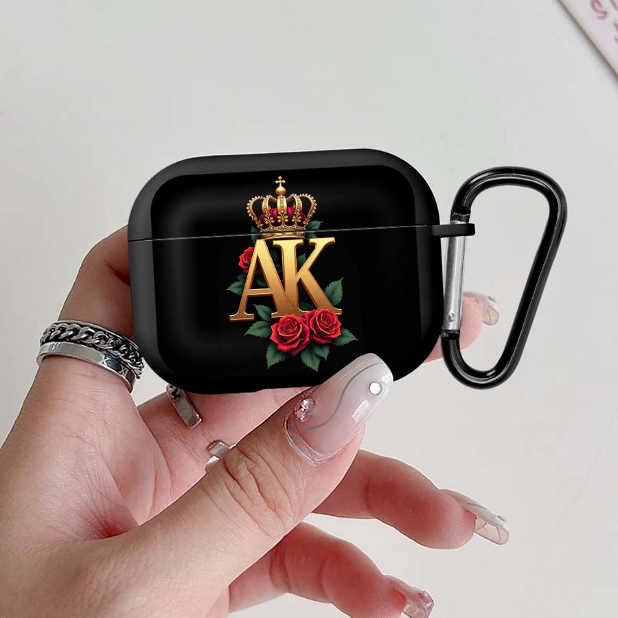 

Crown A K Flower Case For Airpods Pro2 Pro 4 1 2 3 Pro3 Earphone Cases Cover Airpods 3