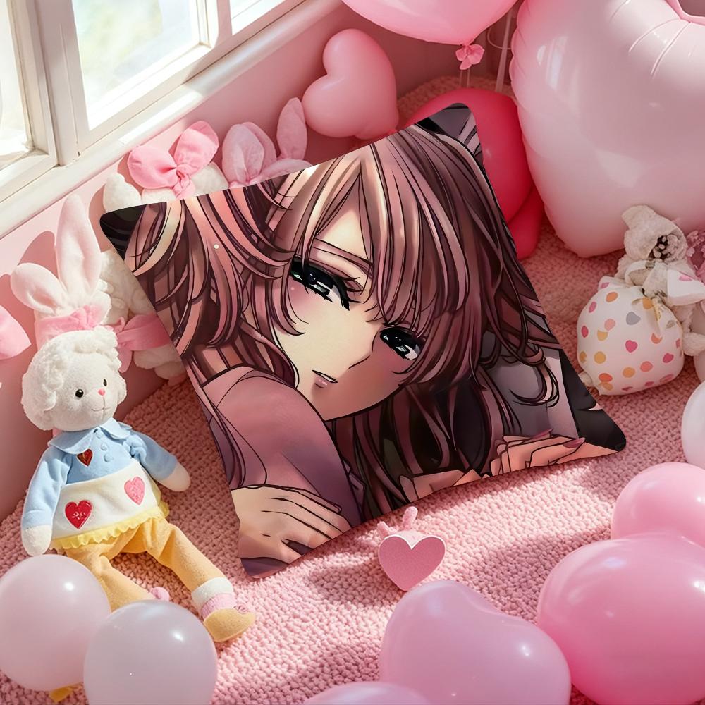 Anime Hot C-Citrus Cushion Cover Pattern Printed Pillowcase for Living Room Sofa Cushion Cover & Bedroom Decor