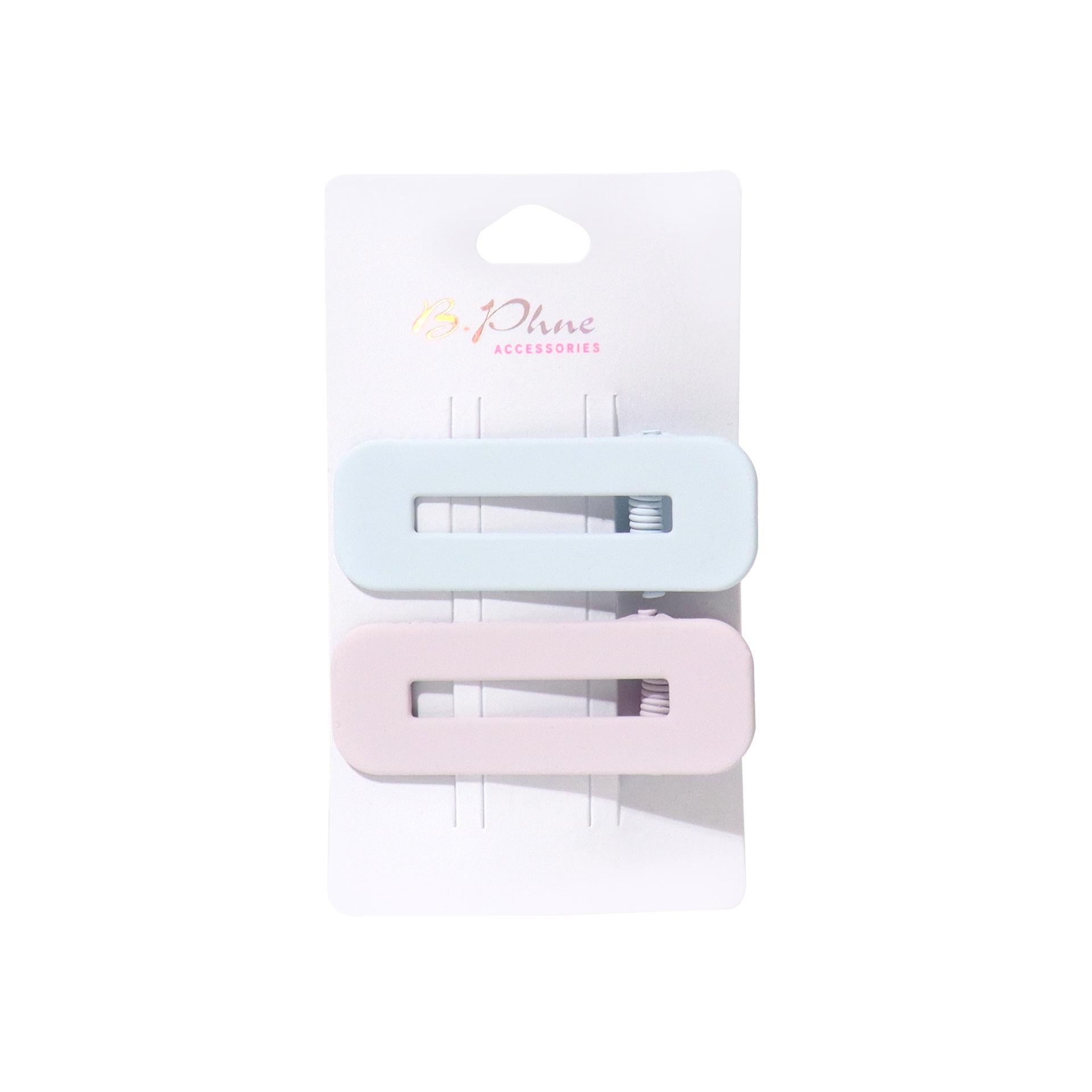 

Sweet Pastel Hair Clips: Square Design for Babies & Kids
