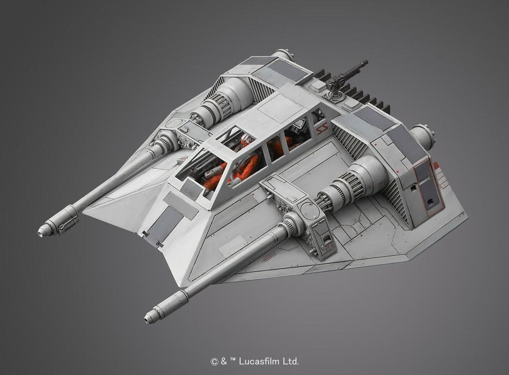 Star Wars Snowspeeder scale plastic model 1/48