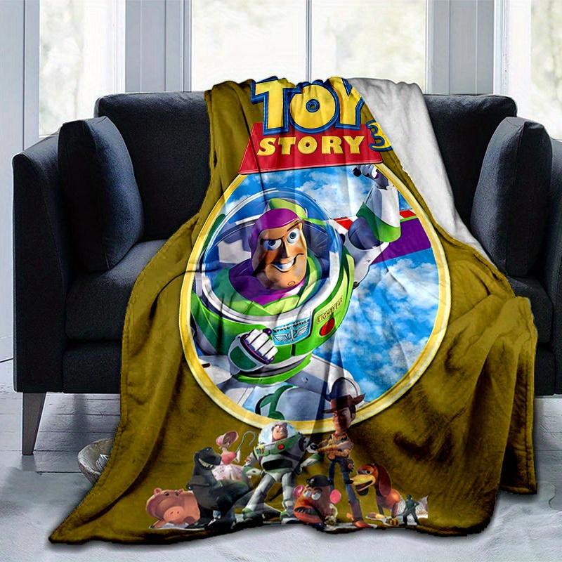 1pc, Buzz Lightyear's Adventure: A Cozy Home Decor Gift Soft Flannel Blanket for Bedroom, Living Room, Travel, Camping, Car