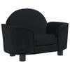 Dog Bed Black 66 x 40 x 45 cm Velvet
