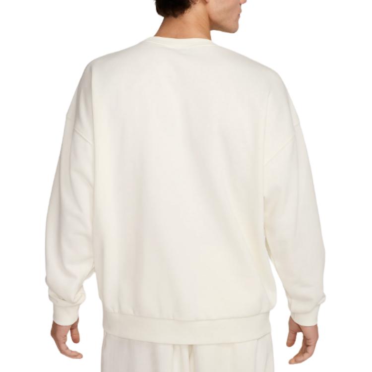 Nike Bluza z długim rękawem o luźnym kroju z logo dla mężczyzn bluza Biała HJ1820-133