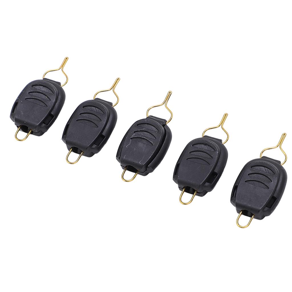 5PCS Fishing Line Stopper Baitcasting Reel Fishing Line Clip Holder Buckle Fishing Accessories