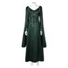 Medieval Princess Alicent Cosplay Fantasy Embroidery Dark Green Dress TV Dragon 2 Cosplay House Costume Disguise Women Outfit