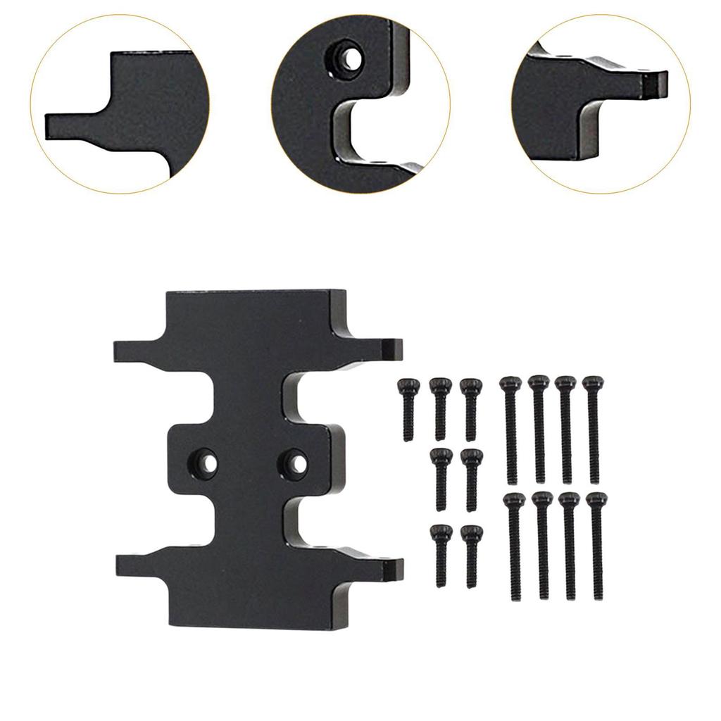 Aluminium Skid Plate for 1:24 RC Crawler Car Gearbox Component Upgrade