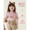 YouYou Girls' Cartoon Print Long-Sleeve Thermal Top