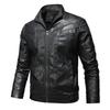 Spring and Autumn New Men's Leather Jacket Slim-fitting Handsome Trendy Youth Motorcycle Leather Jacket Men
