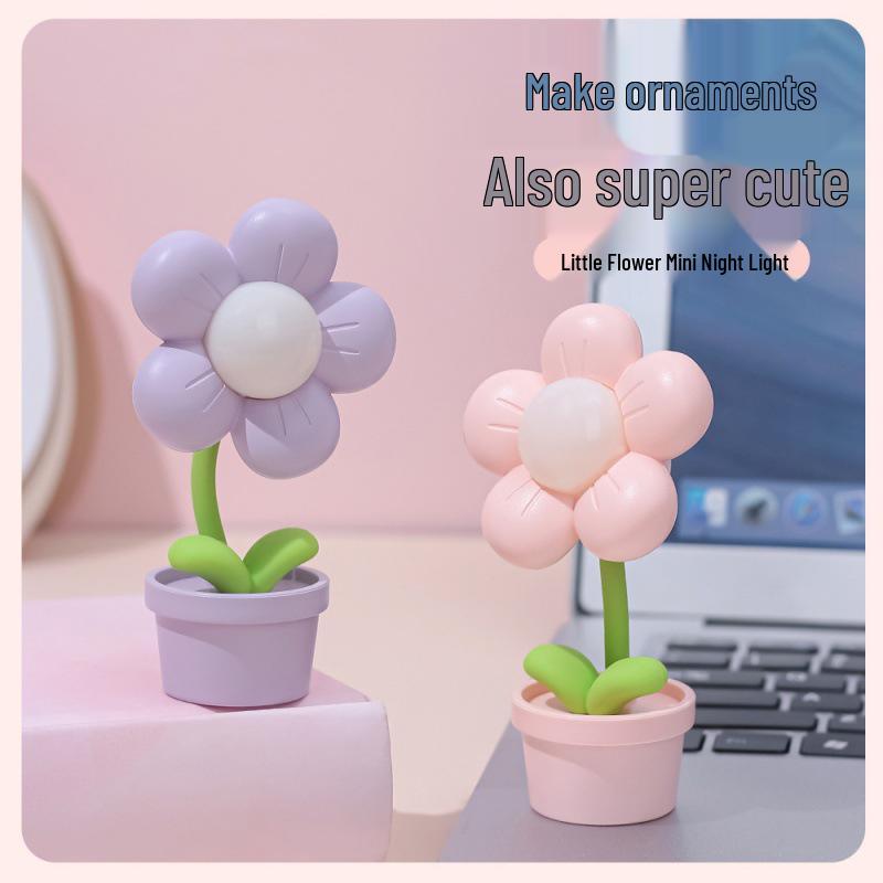 Adorable Mini Desk Lamp Puppy Night Light for Bedroom & Dorm