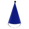 Cappello Conico di Velluto Fantasy Medievale per Adulti Costume da Nano Elfo Cappellino Copricapo Appuntito per Halloween Natale Festa in Maschera