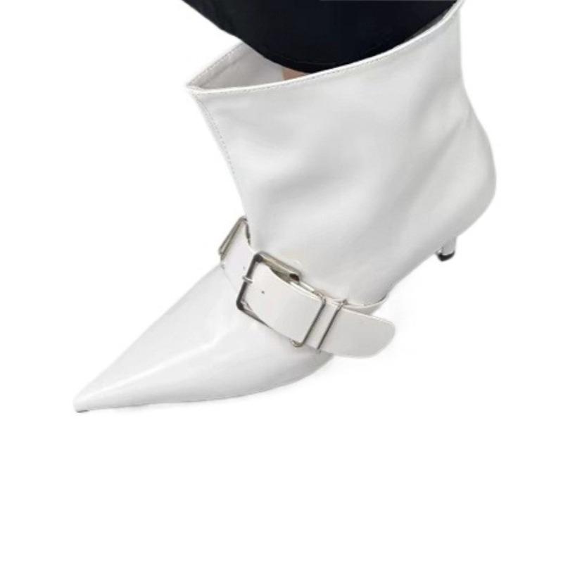 Designer 2025 New Women Ankle Boots Dress Party Chelsea Boots Sexy Pointed Toe High Heels Shoes Winter Woman Pumps Mujer