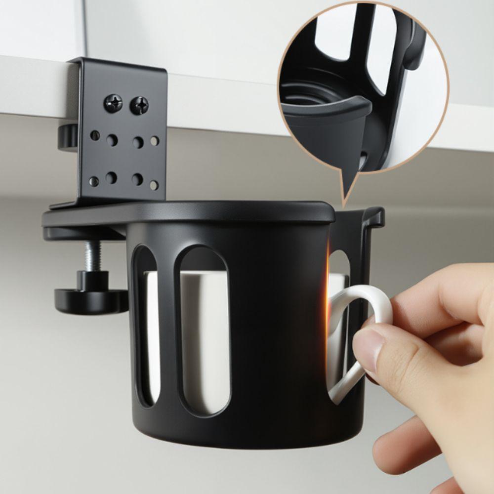 360 Degree Rotating Cup Holder Adjustable Table Cup Holder Clip On Cup Holder Home Office