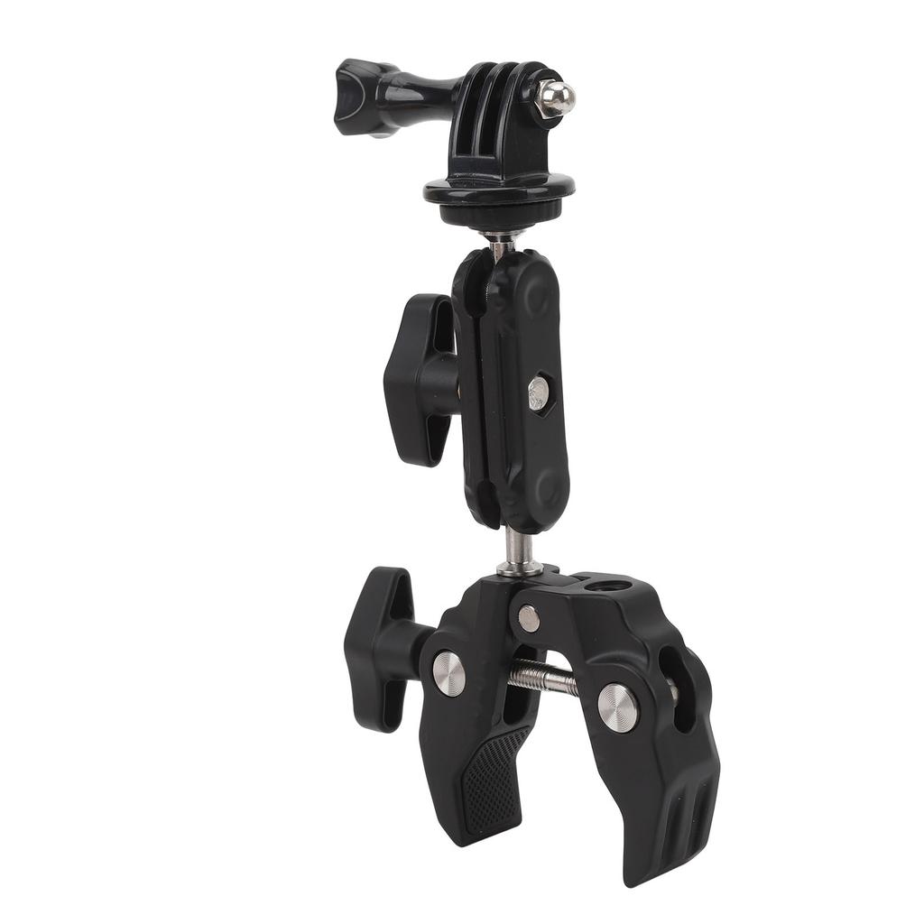 Super Clamp Magic Arm Aluminum Alloy Dual Ballhead Magic Arm Monitor Mount with 14 and 38 Thread