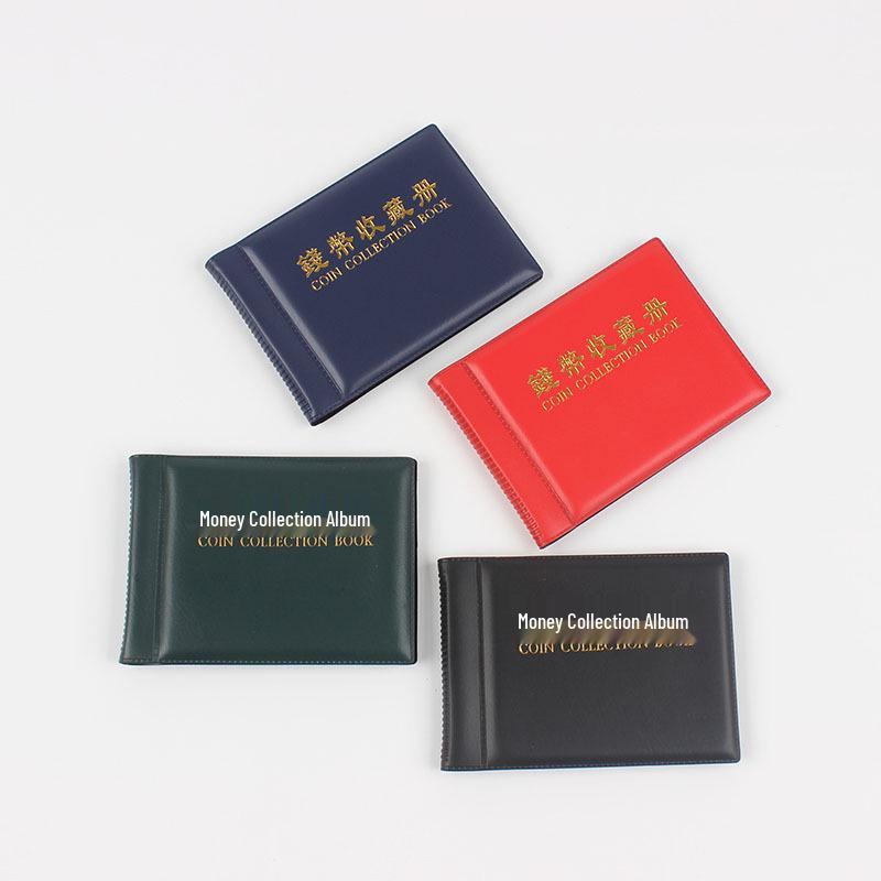 Mini 60-Pocket Coin Album for Commemorative and Ancient Copper Coins